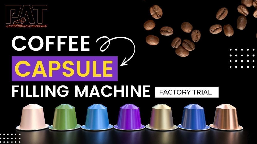 coffee capsule filling machine