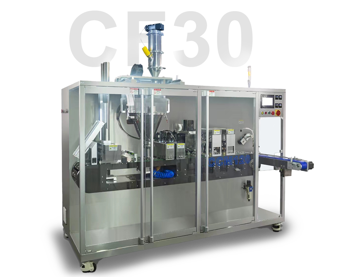 CF30 Single Row Linear Coffee Capsule Filling and Sealing Machine